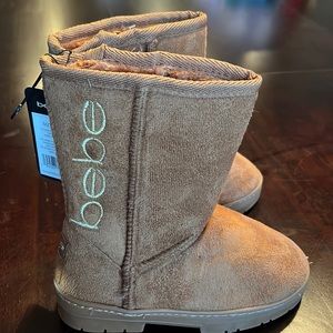 Bebe Faux Suede Boots Girls
